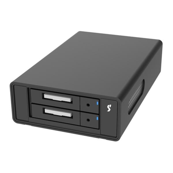 U2F-B32         USB 3.2 Gen 2 を搭載したデュアル CFexpress カード ストレージです。