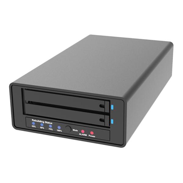 UR2-B32         USB3.2 20Gbps M.2 NVMe SSD ハードウェア RAID ストレージ