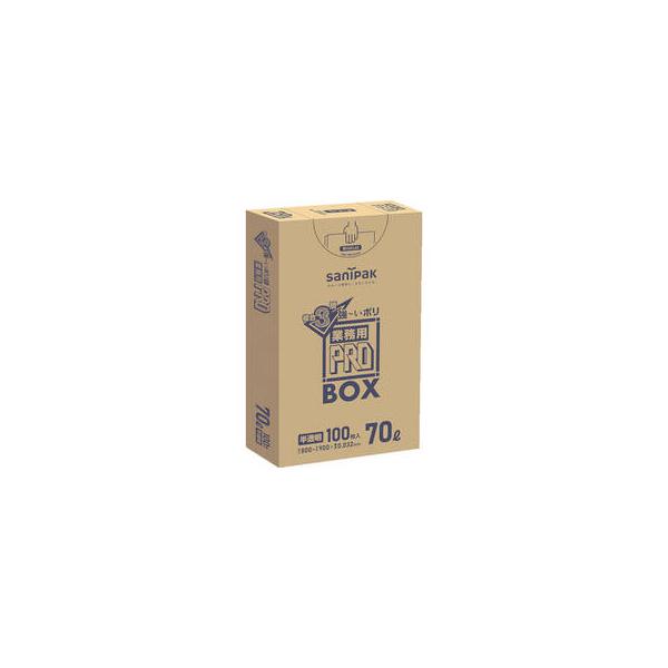 他サイト： SANIPAK 日本サニパック PA73 プロ3層 70L 100枚 PA73-HCLの商品画像