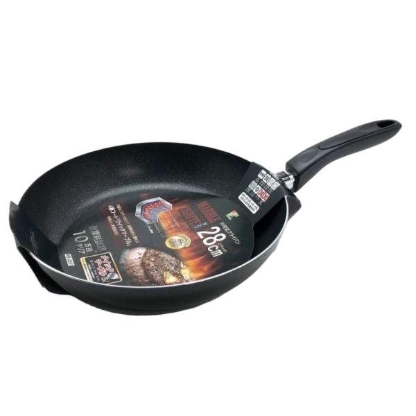 他サイト： WAHEI FREIZ 和平フレイズ マーブルイグネイト IH対応フライパン 28cm ブラック RB-2231の商品画像