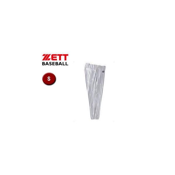 ZETT/ゼット  BU612-1119 ストライプレギュラーパンツ 【S】 （ホワイト×ブラック）