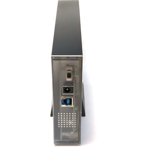 HDDCASE35U31GM ガンメタリック。USB3.1 Gen1接続。快速20秒！！スライドするだけの簡単組立。SATA接続3.5インチドライブに対応。最大容量16TBに対応