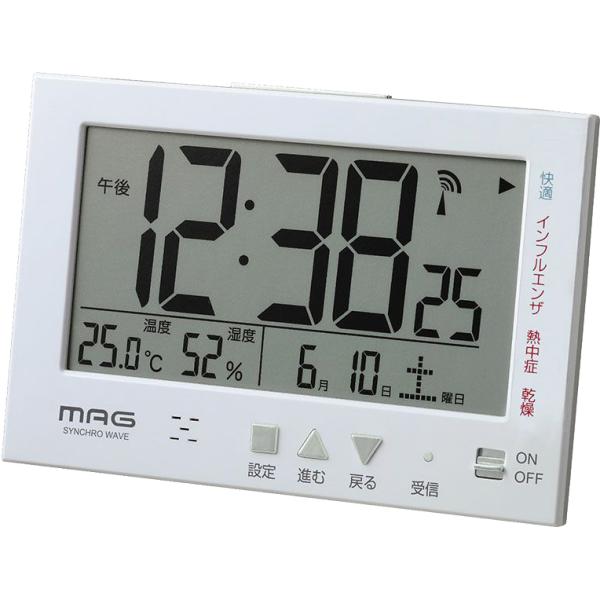 T727WHZ         お部屋の温度湿度のバランスをチェックできる目覚まし時計