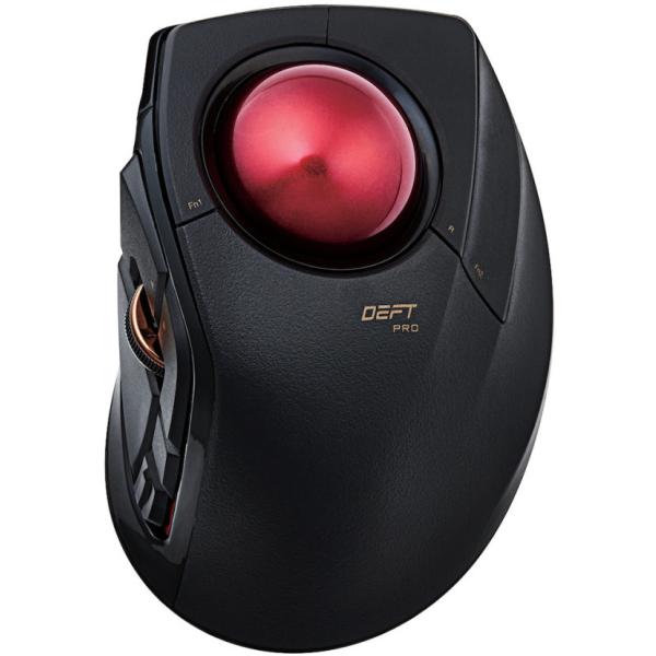 他サイト： ELECOM エレコム トラックボールマウス“DEFT PRO” 有線・無線・Bluetooth 3種接続 8ボタン チルト機能 M-DPT1MRXBKの商品画像