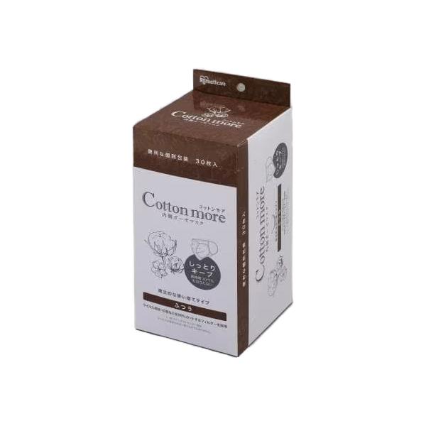 他サイト： IRIS OHYAMA アイリスオーヤマ Cottonmore 内側ガーゼマスク ふつう PK-G30Mの商品画像