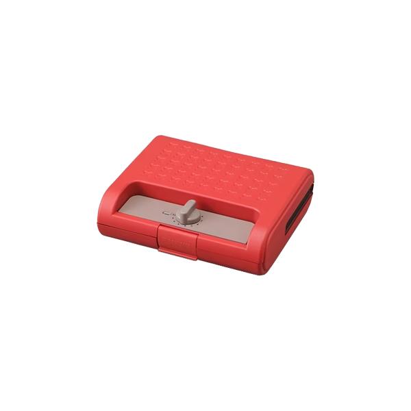 他サイト： IRIS OHYAMA アイリスオーヤマ IMS-902-R レッド マルチサンドメーカーダブルサイズの商品画像