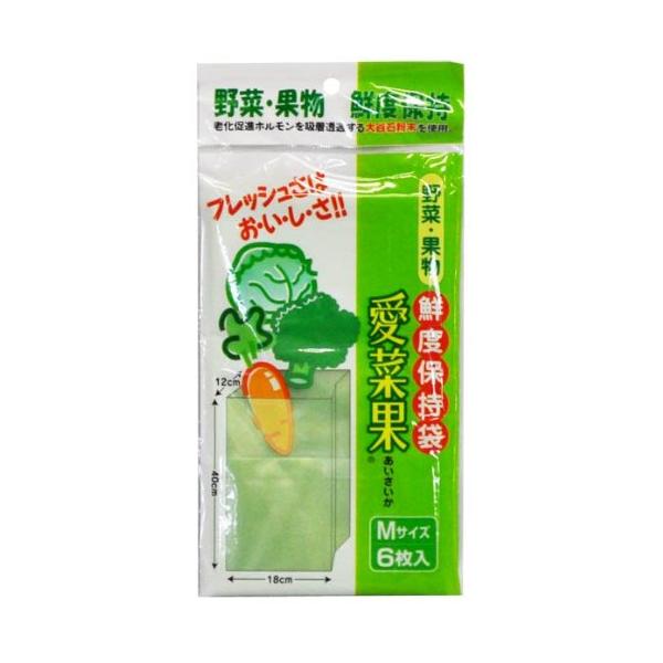 他サイト： NIPRO 二プロ 鮮度保持袋 愛菜果 M （6枚入）の商品画像