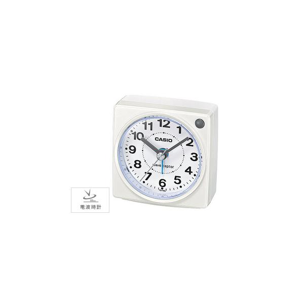 CASIO（カシオ） TQ-750J-7JF 電波目覚まし時計 ホワイト : murauchi
