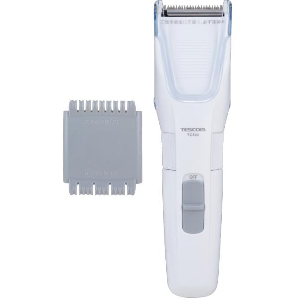 TC450W          1mmずつ刈り高さを調整できるから、初めてカットも安心のシンプルタイプ
