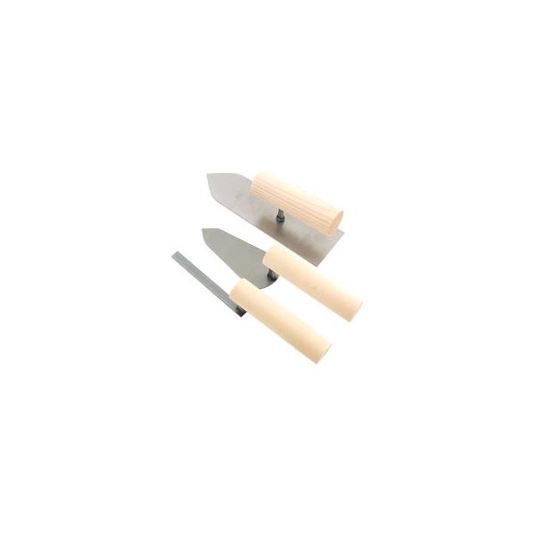 他サイト： KANECHO/金長 【AKA KANECHO/赤長】左官鏝3点セットの商品画像