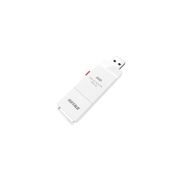 バッファロー USB3.2(Gen2) スティック型SSD 1TB ホワイト SSD-SCT1 