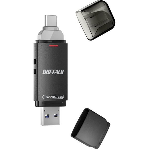 BUFFALO バッファロー USB 3.2(Gen2) Type-C/Type-A両対応
