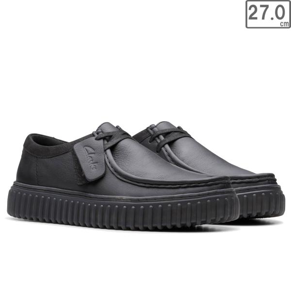 clarks クラークス 【メンズ】トーヒル ロー 【ブラックレザー】【UK9