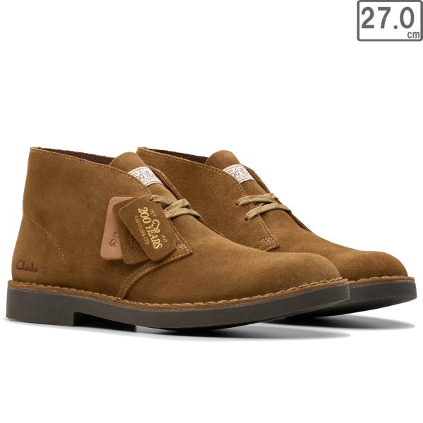 クラークス◇デザートブーツ　キャメル（コーラスエード）エディフィス Desert Boot / メンズ デザートブーツ （コーラスエード