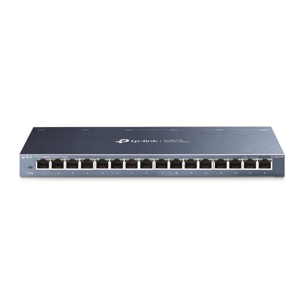他サイト： TP-Link ティーピーリンク 16ポート ギガビット デスクトップ スイッチングハブ TL-SG116(UN)の商品画像