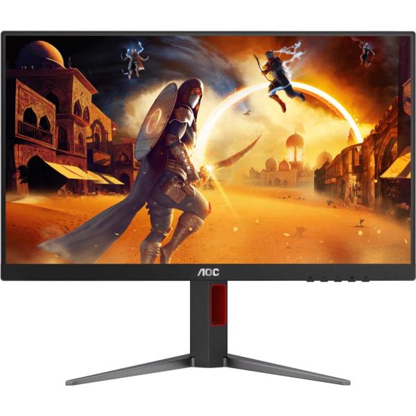 AOC IPSパネル フルHD対応23.8型ワイド液晶ディスプレイ 180Hz DP1.4 画面昇降・回転 24G4/11