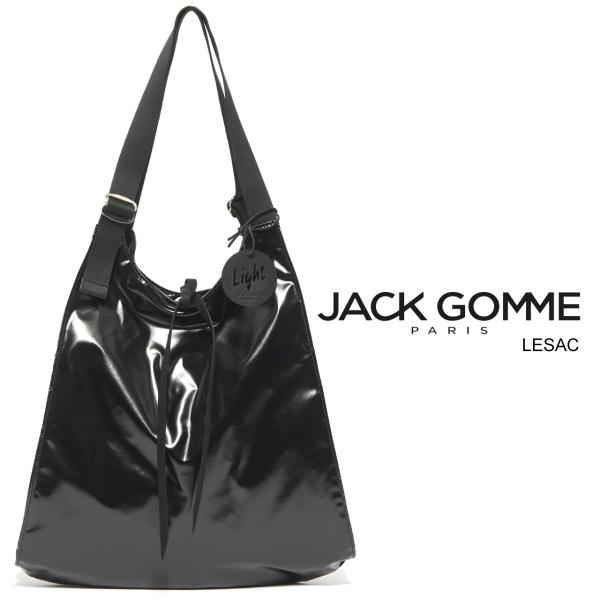 Jack Gomme ジャックゴム LESAC【ブラック】00000042520001 トート