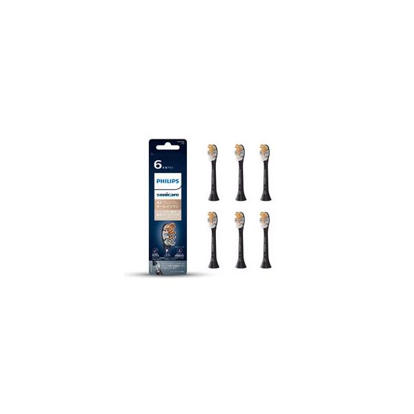 PHILIPS/フィリップス HX9096/96　ソニッケアー オールインワン ブラシヘッド(レギュラー)(ブラック)【6本入り】