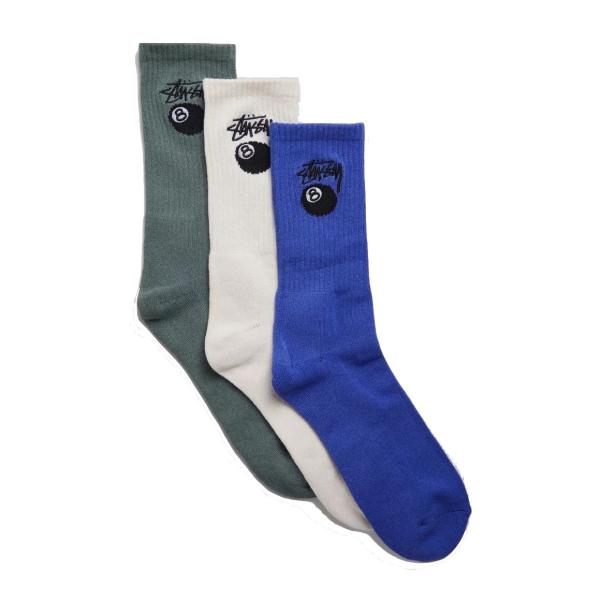 STUSSY（ステューシー） 8 Ball Socks ソックス3足組 STUSSY Socks