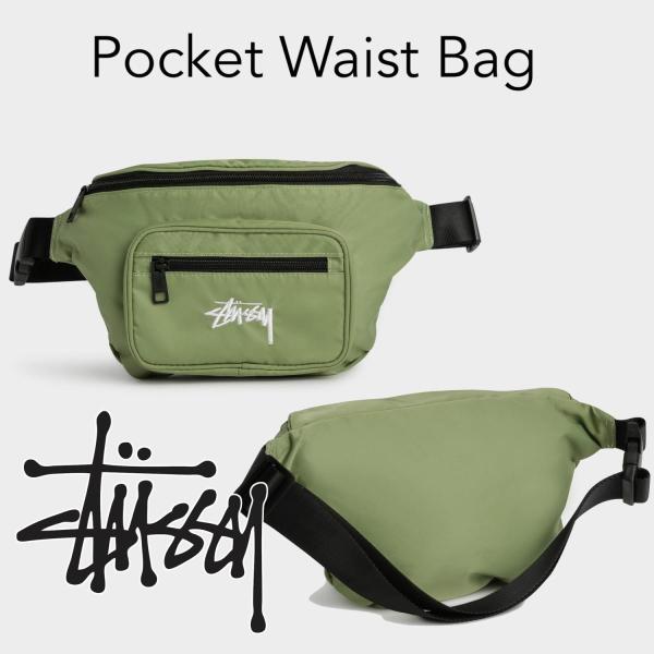 STUSSY ステューシー ウエストバッグ Pocket Waist Bag 男女兼用 STUSSY ステューシー ウエストバッグ Pocket Waist Bag 男女兼用