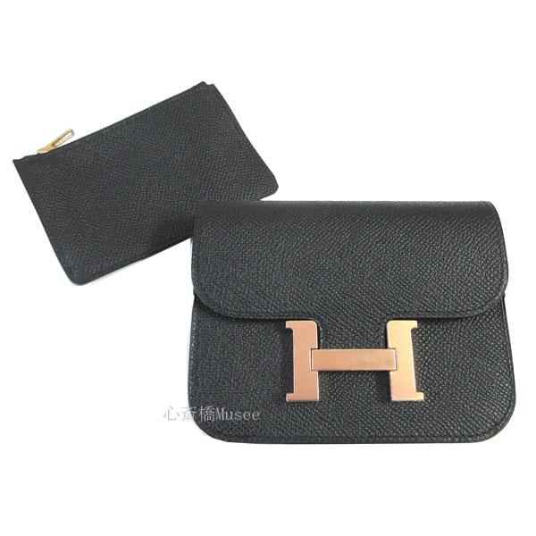 新品未使用 正規品 エルメス コンスタンス スリム 黒 ブラック