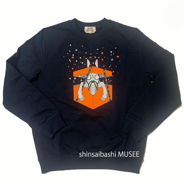 エルメス HERMES サプライズボックス ラウンドネック　スウェット エルメス HERMES サプライズボックス ラウンドネックスウェット