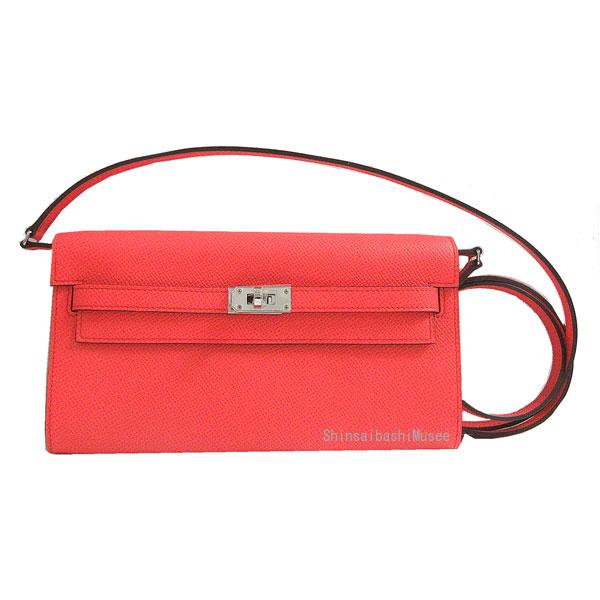 HERMES ケリートゥゴー　ローズテキサス Kelly ≪ 新品 ≫ エルメス ケリー ロング トゥーゴー ローズ