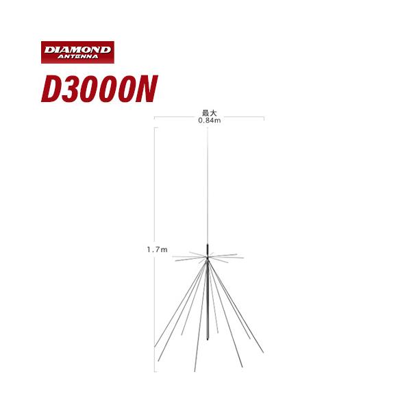 第一電波工業 D3000N スーパーディスコーンアンテナ（固定局用） 無線機