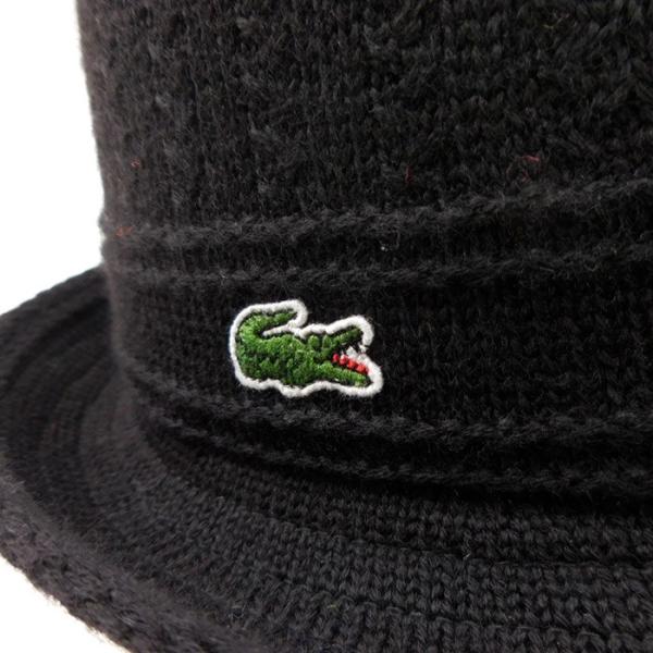 ラコステ メンズ 帽子 中折れ帽子 中折れハット レディース Lacoste 1万24 ウール ブランド 秋 冬 ブラック 58 あすつく Www Nlqp Com