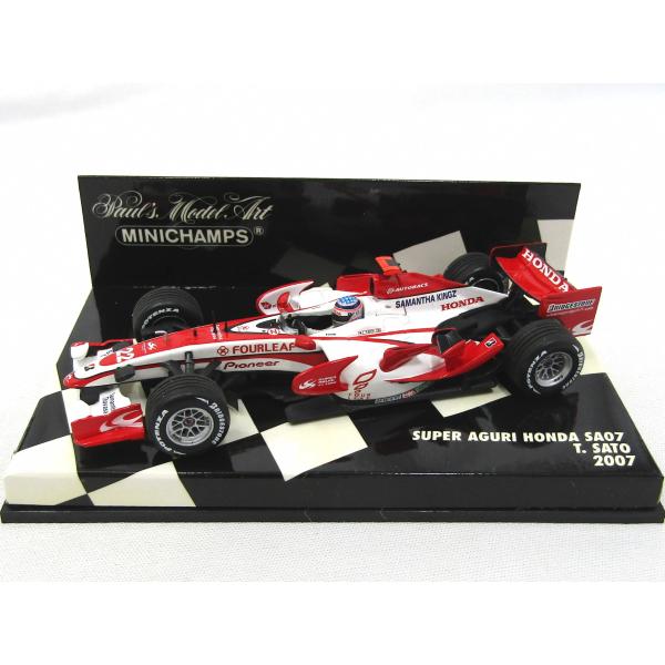 ミニチャンプス 1/43スーパーアグリSA07 佐藤琢磨 : ミュージアム