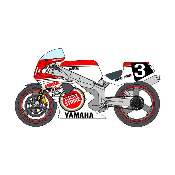 1/12ヤマハYZFチームロバーツ'88鈴鹿8耐デカールです。