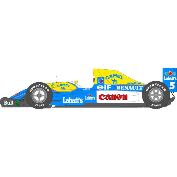 1/20ウイリアムズFW14Bデカール : ミュージアムコレクション - 通販