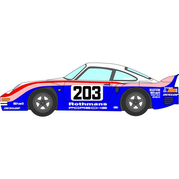 1/24ポルシェ961’87LMデカール