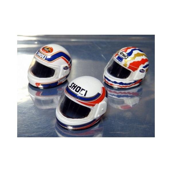 ハセガワの1/12ホンダNSR500'89用のロスマンズとタミヤのレーシングライダーのヘルメットのローソン、ガードナー、ドゥーハン用のヘルメット 用のセットです。デカールのみです。デカールを解らないで買うと解らない物が届きます。解らないのに...