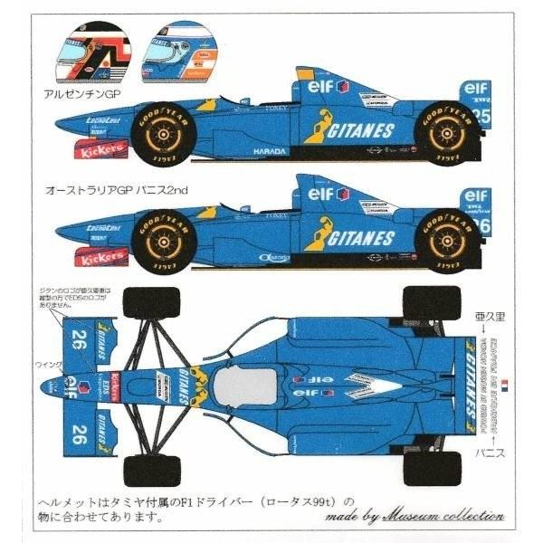 1/20リジェJS41デカール : ミュージアムコレクション - 通販 - Yahoo