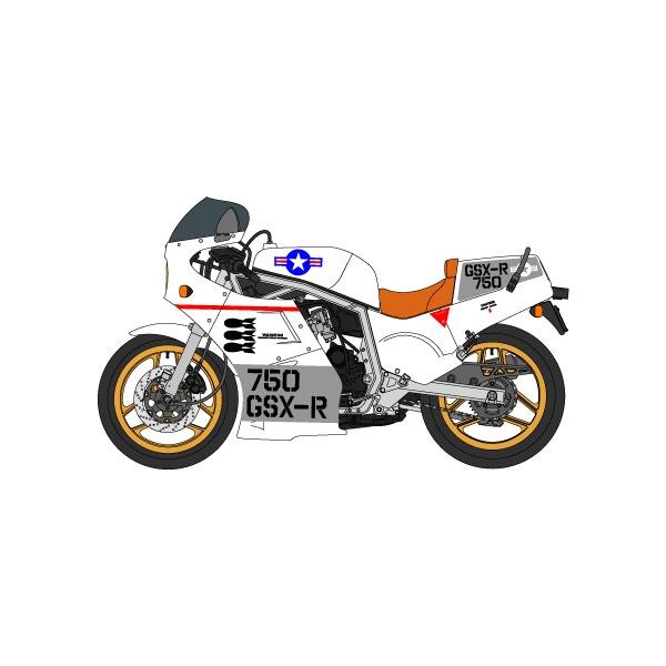 1/12スズキ GSX-R750 GAGカラーデカール。デカールのみです。