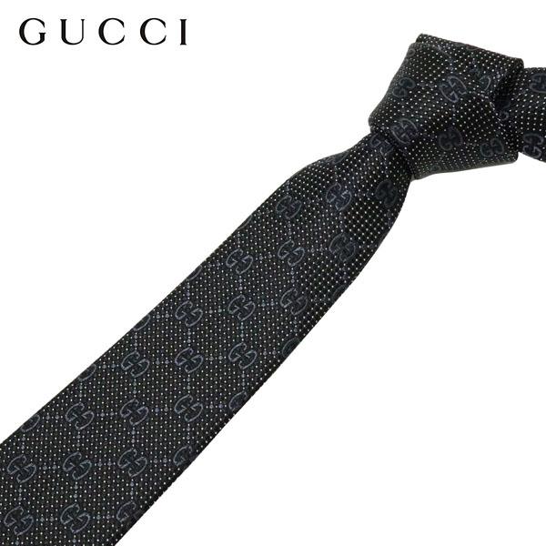 GUCCI（グッチ） ネクタイ ラッピング可能【即日発送】【BLACK