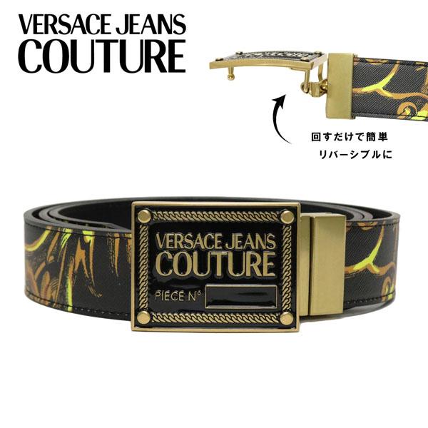 VERSACE ブラックレザーベルト ゴールドバックル Medusa Biggie Enamel Leather Belt 4 cm Black,Gold | VERSACE US