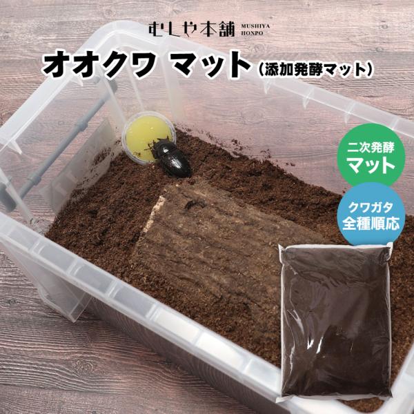 むしや本舗 オオクワ マット 10L 添加発酵マット  オオクワガタ産卵 幼虫飼育 成虫飼育 クワガタマット