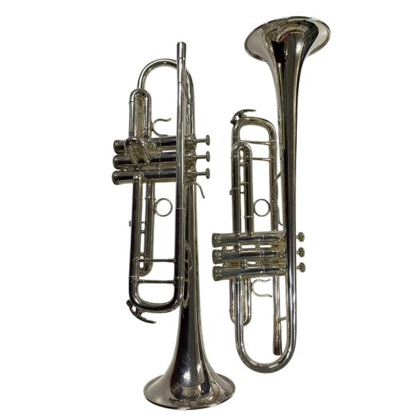 マルカートトランペット Bb管 D-Line マーチングトランペット Bb管 シルバー ケースなし【在庫限り2