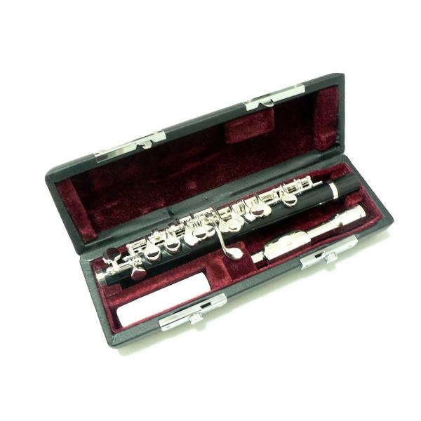 Fairyピッコロ 木製に近いあたたかで豊かな響き、そして熱や湿気に強く屋外など様々なシーンで安定した演奏を愉しめる、ABS樹脂ならではのバランスが整ったモデルです。初めての方に安心して吹いていただけるピッコロです。 フルートより1オクター...