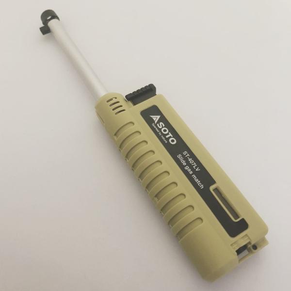 スライドガスマッチ　SOTO ソト ST-407LV 充てん式ライター ライター スライド式  キャンプ アウトドア バーベキュー  新富士バーナー  爆買