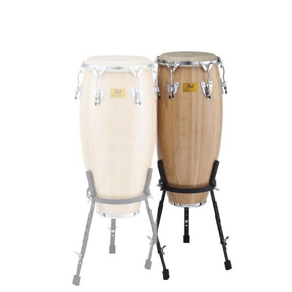Pearl White Wood Conga w/Remo Nuskin Heads CG-110WSR�i11"× 28"�j