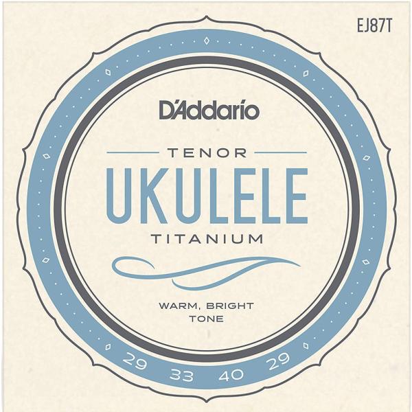 Dfaddario^EJ87T Titanium Ukulele, Tenor  3set@__I ei[EN