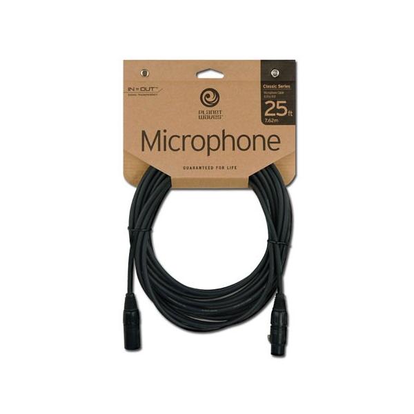 PlanetWaves�^Classic Series Microphone Cable�FPW-CMIC-25 7.6m XLR Male to XLR Female�@�}�C�N�P�[�u��