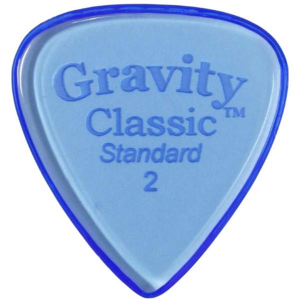 Gravity Guitar Picks Classic Standard �O���r�e�B �M�^�[�s�b�N �e�B�A�h���b�v �u���[ GCLS2P ����2.0mm