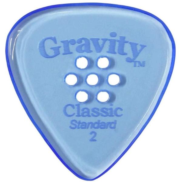 Gravity Guitar Picks Classic Standard Multi-Hole GCLS2PM ����2.0mm