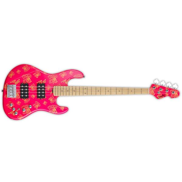 Roots G 助平 ミュージックファームのgrass Wanima Pink Kenta Grass Model ソフトケース付 Mfm ミュージックファーム エレキベース Pink 現品限り一斉値下げ