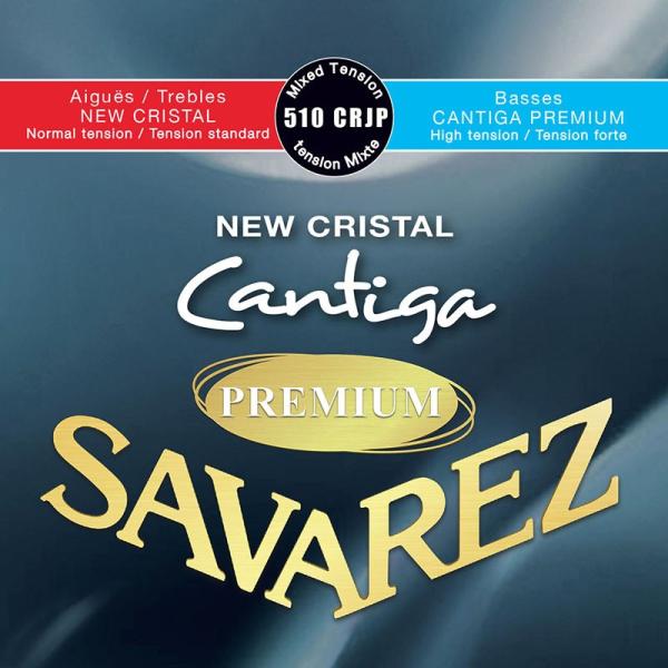 SAVAREZ 510CRJP NEW CRISTAL/CANTIGA PREMIUM Mixed tension  iTrebles: Normal tension, Basses: High tensionj 1set ToX NVbNM^[