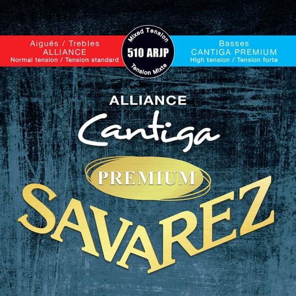 SAVAREZ 510ARJP ALLIANCE/CANTIGA PREMIUM Mixed tension iTrebles: Normal tension, Basses: High tensionj 3set ToX NVbNM^[